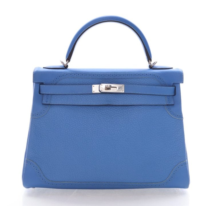 Hermes Blue Paradise Clemence Ghilles Kelly 32