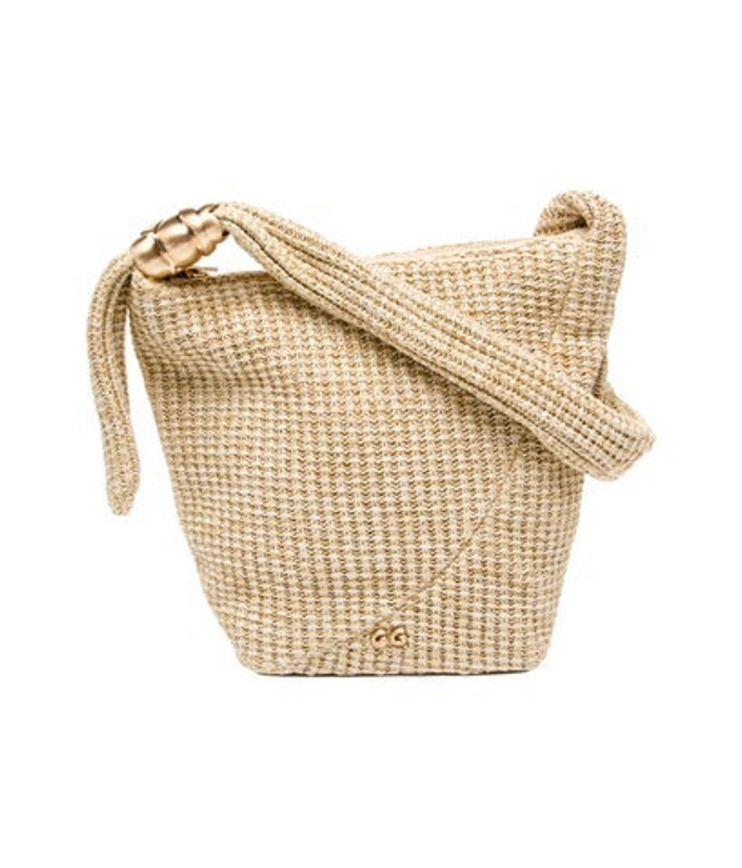 Cult Gaia Gaia Raffia Shoulder Bag