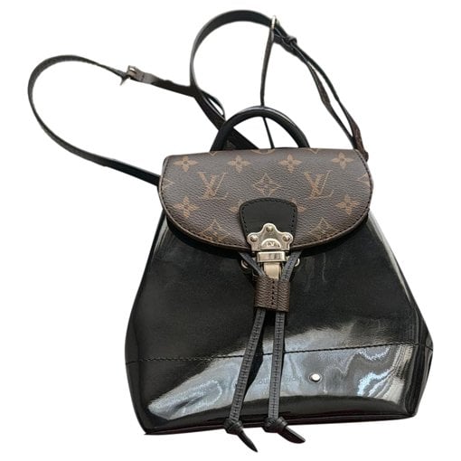 Hot Springs patent leather backpack