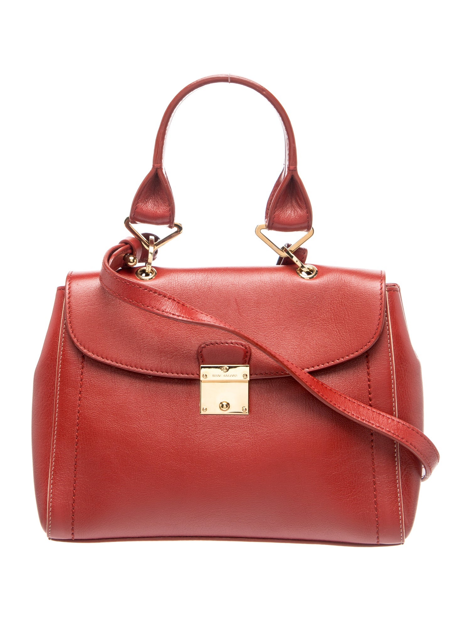 Leather Top Handle Bag
