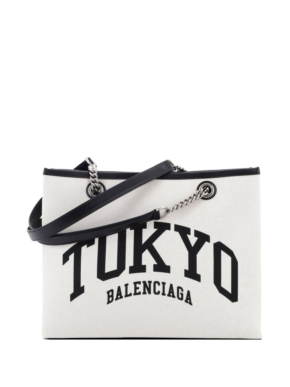 Balenciaga Cities Duty Free Printed Canvas Medium tote bag