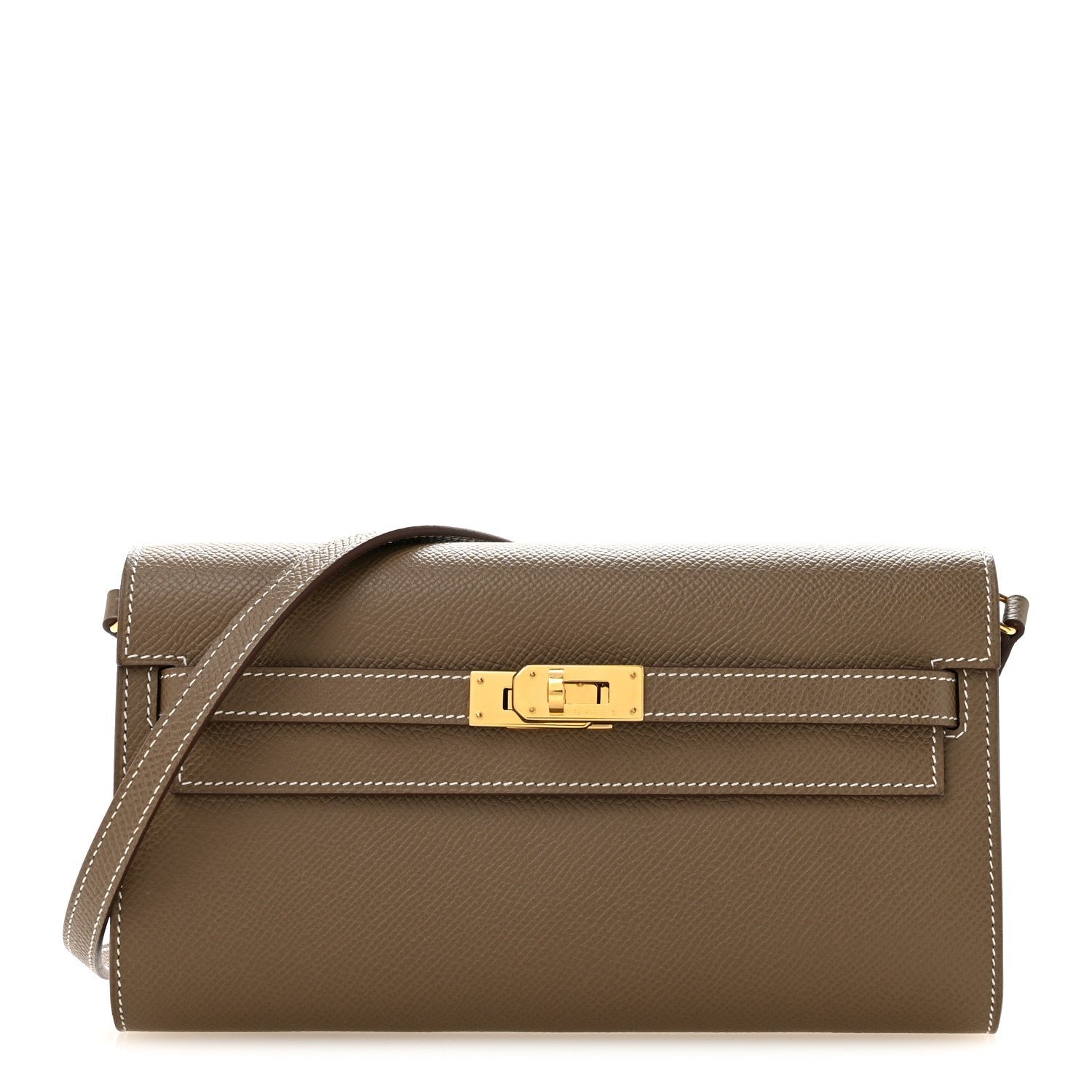 Hermes Epsom Kelly Wallet To Go Etoupe