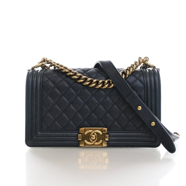 Chanel Medium Caviar Boy Bag