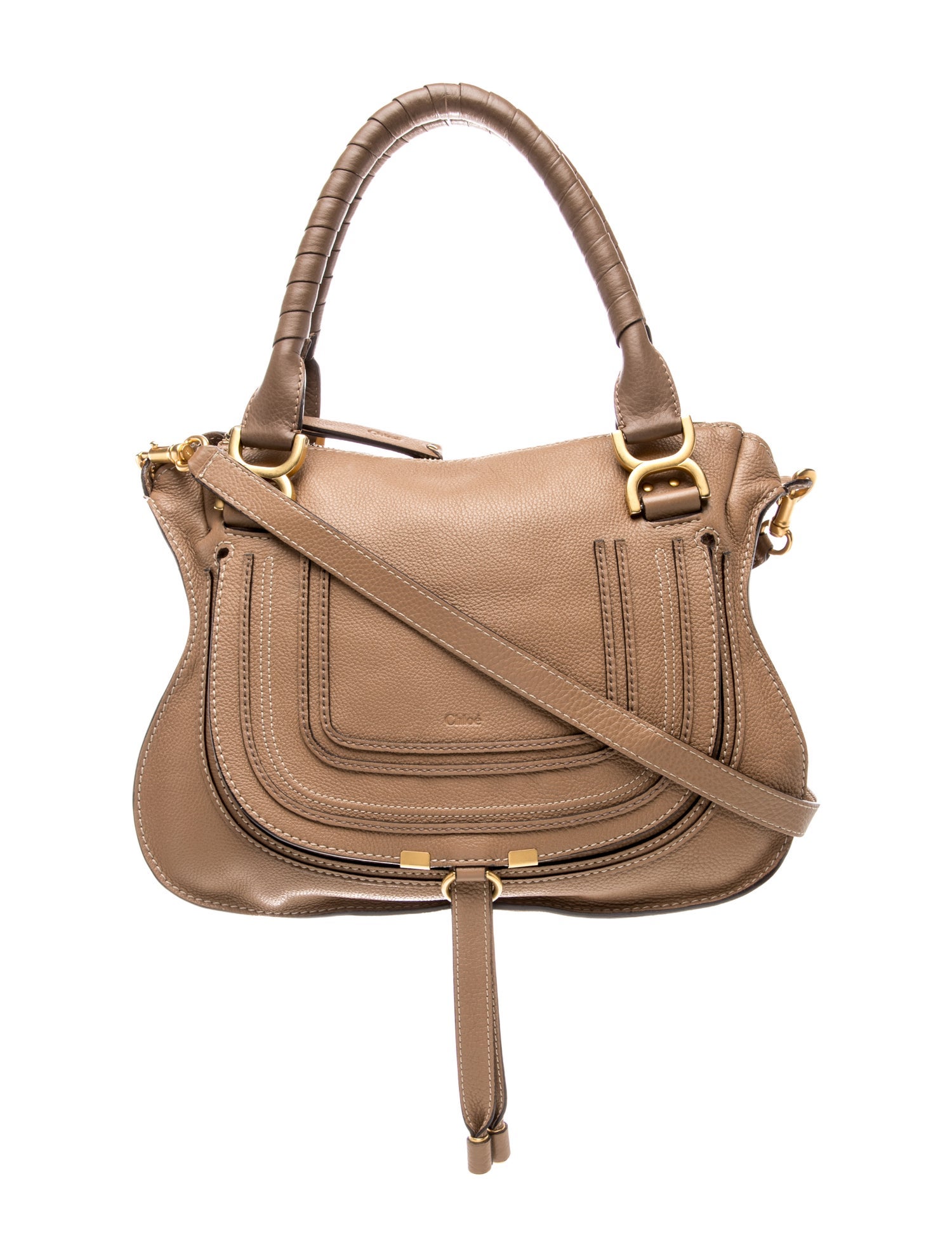 Leather Marcie Small Double Carry Bag Small