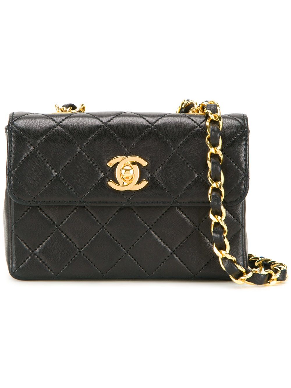 micro flap shoulder bag