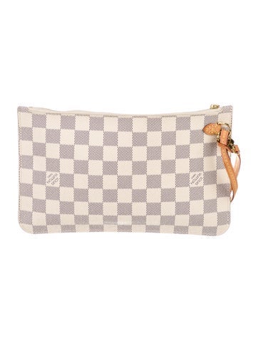 Louis Vuitton Damier Azur Neverfull Pouch