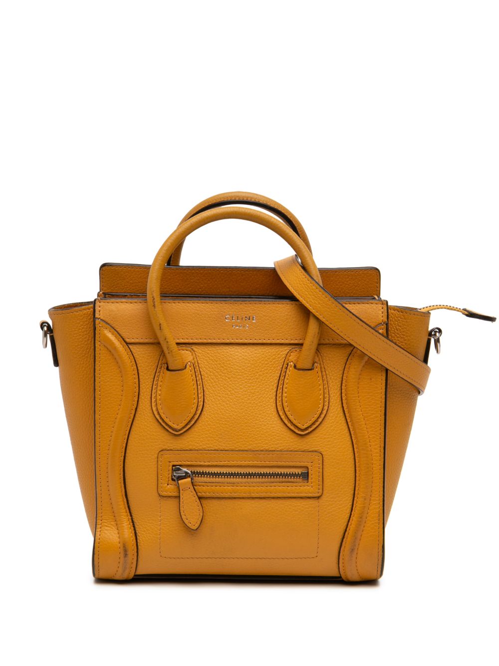 2014 Nano Leather Luggage Tote satchel