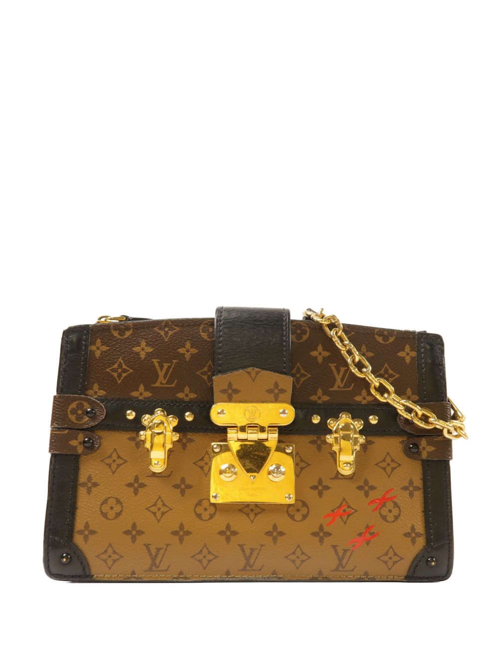 Trunk Reverse Monogram clutch bag