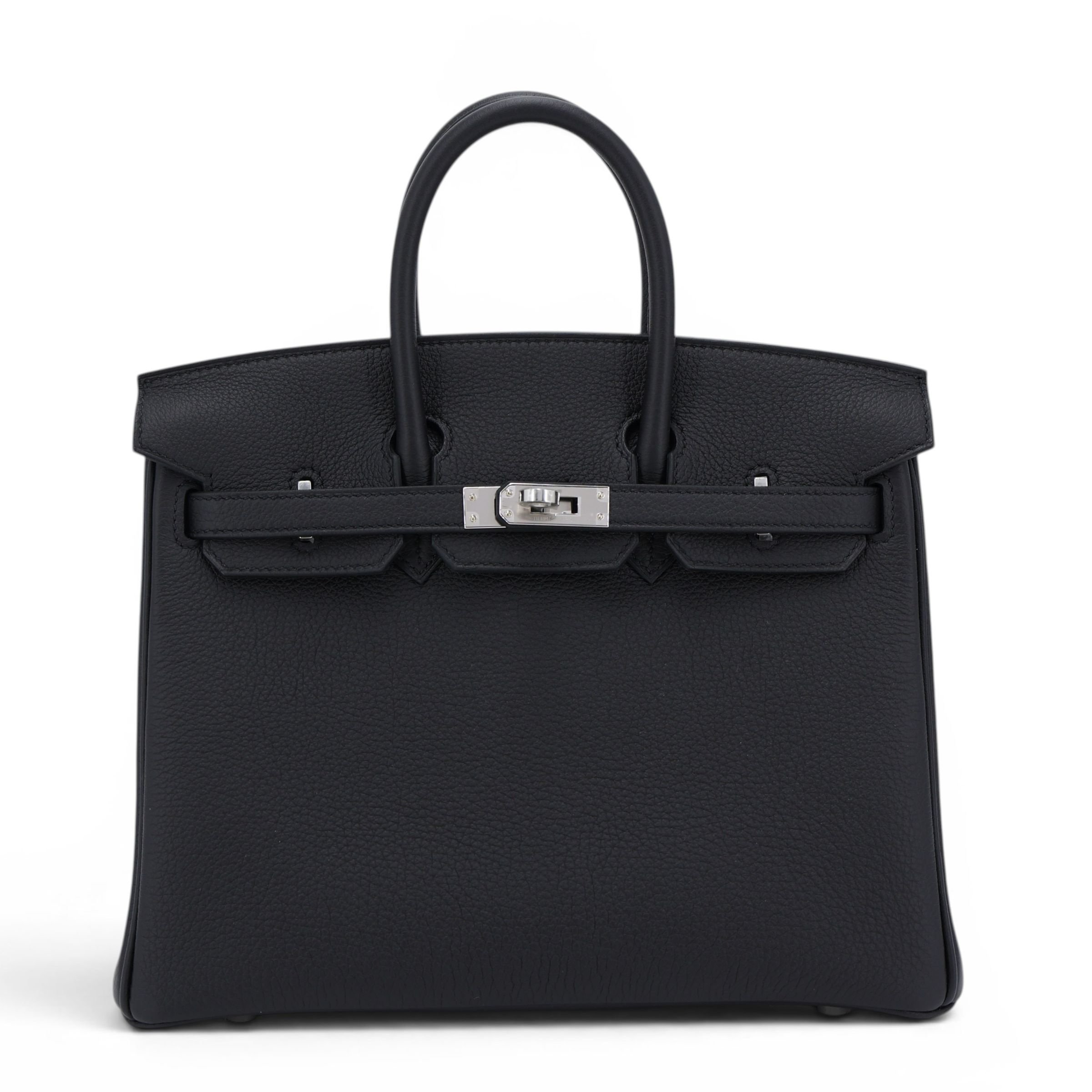 Brand New ( Rank N ) HERMÈS Birkin 25 Noir (89) Togo Palladium hardware K (2025)