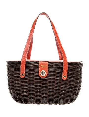 Wicker Top Handle Bag