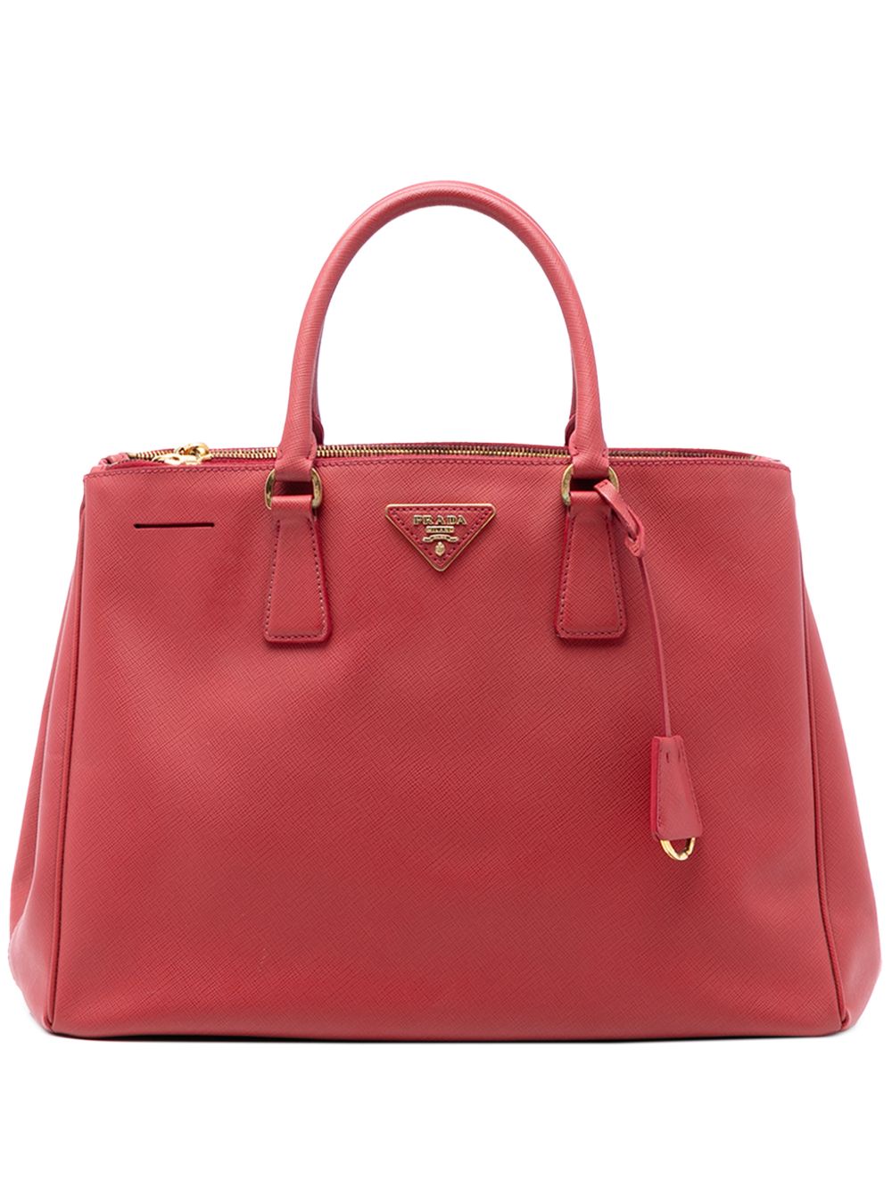 Prada 2010-2026 Large Saffiano Lux Galleria Double Zip satchel