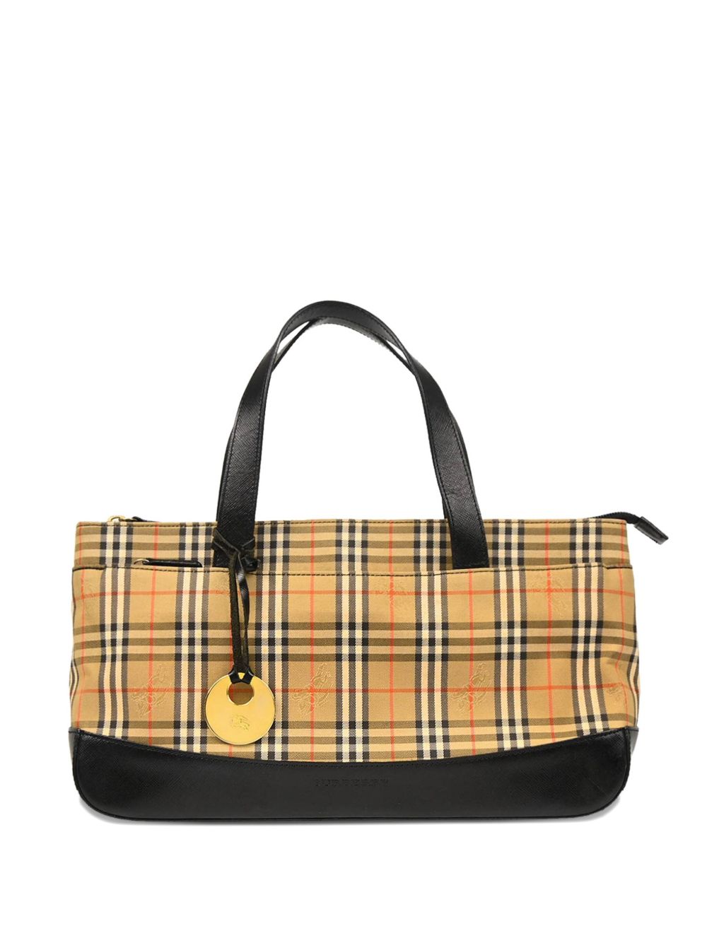 1990-2000s House Check-patterned tote bag