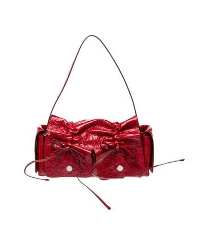 Acne Studios Studios Patent Leather Shoulder Bag