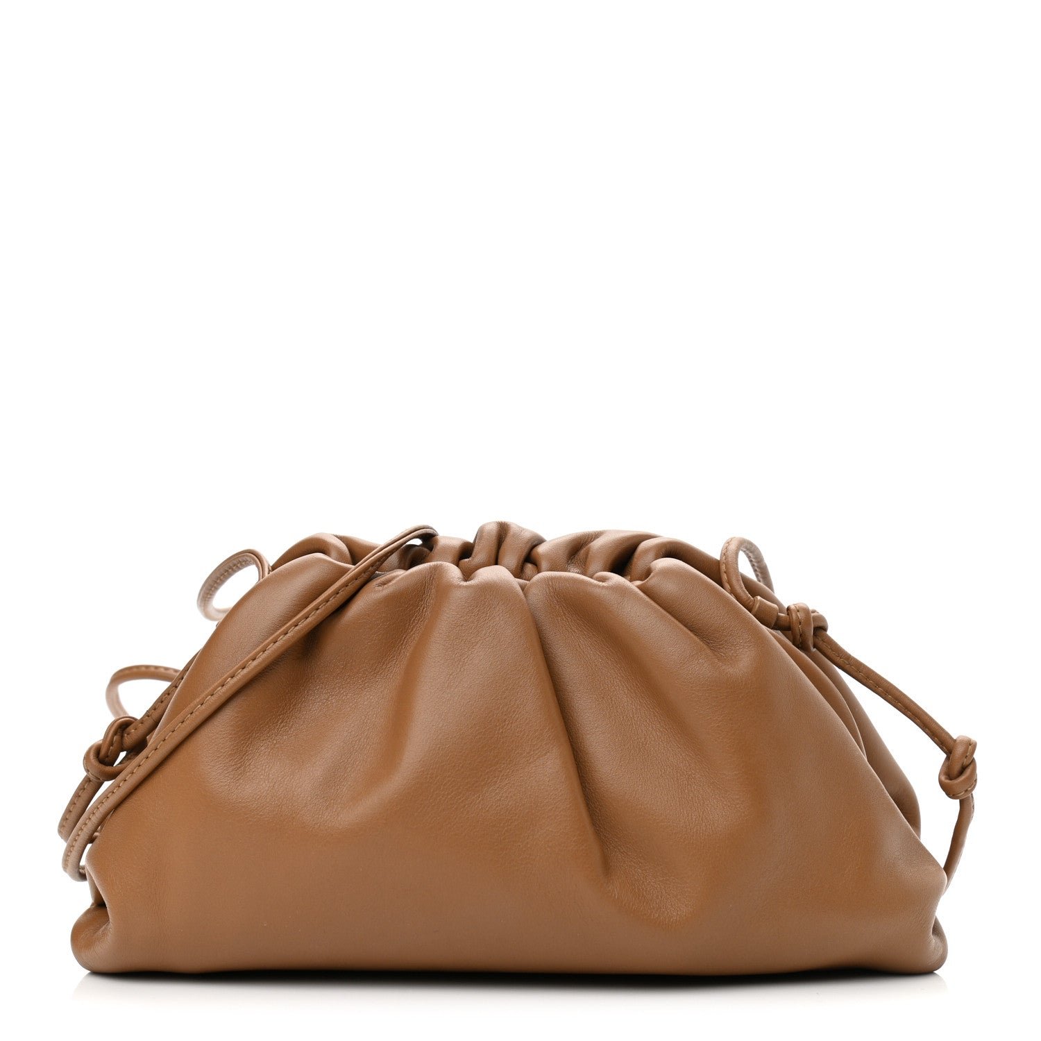 Bottega Veneta Butter Calfskin The Mini Pouch Camel