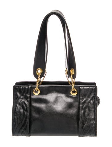 Leather Top Handle Bag Vintage