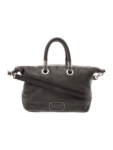 Leather Top Handle Bag