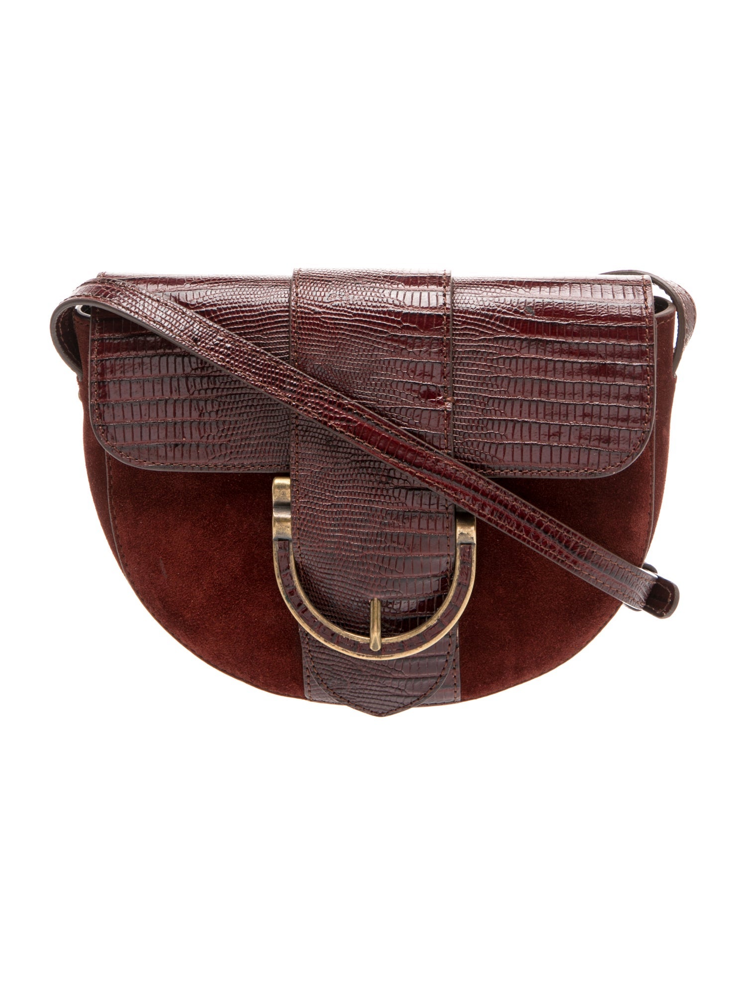 Suede Crossbody Bag