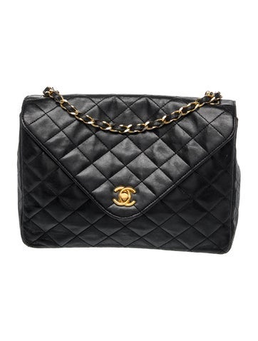 Quilted Envelope Flap Bag