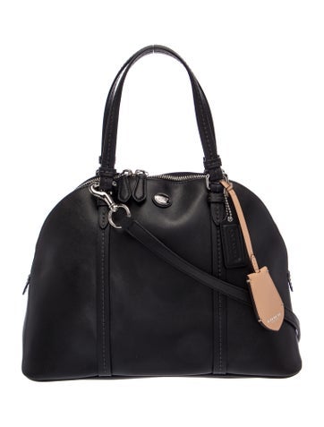 Leather Top Handle Bag