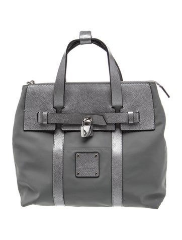 Nylon Top Handle Bag