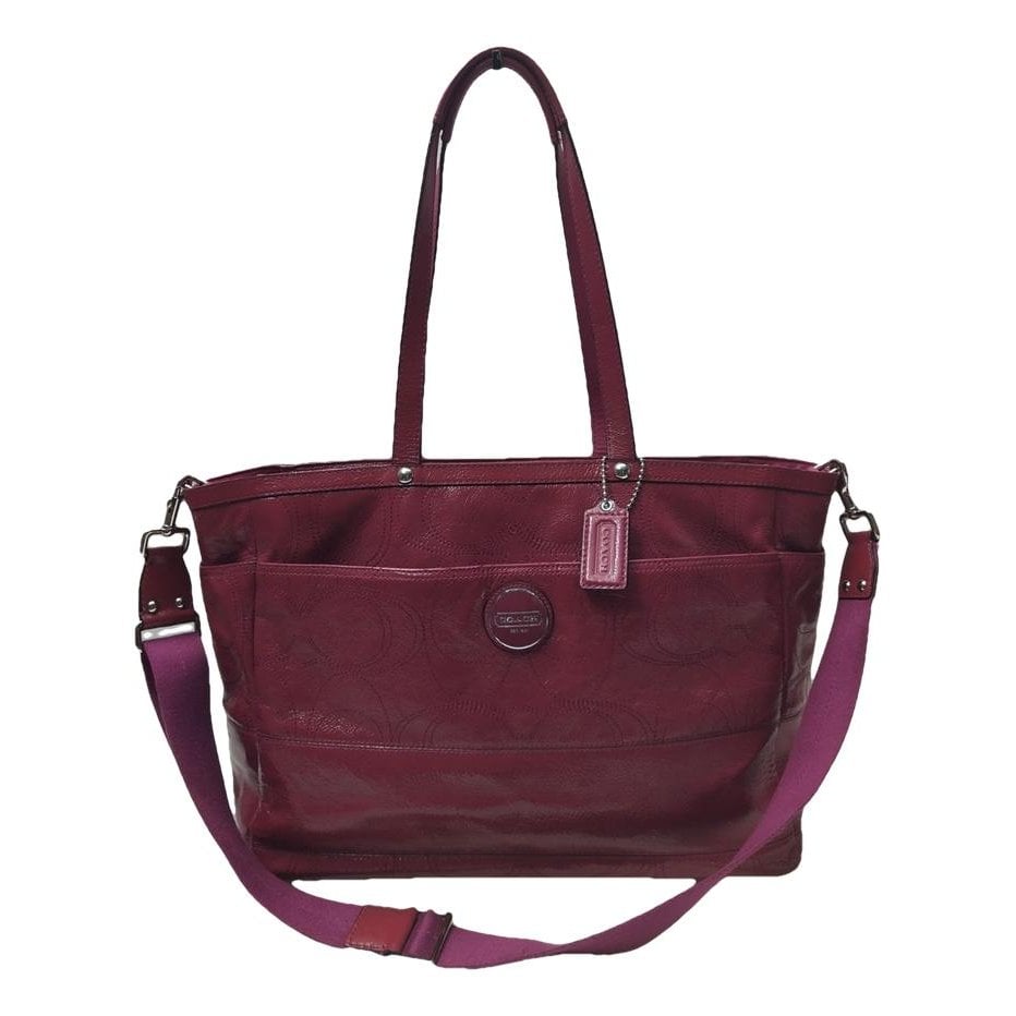 Leather tote
