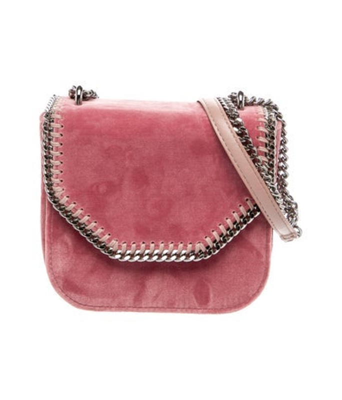 Stella McCartney Mccartney Velvet Crossbody Bag