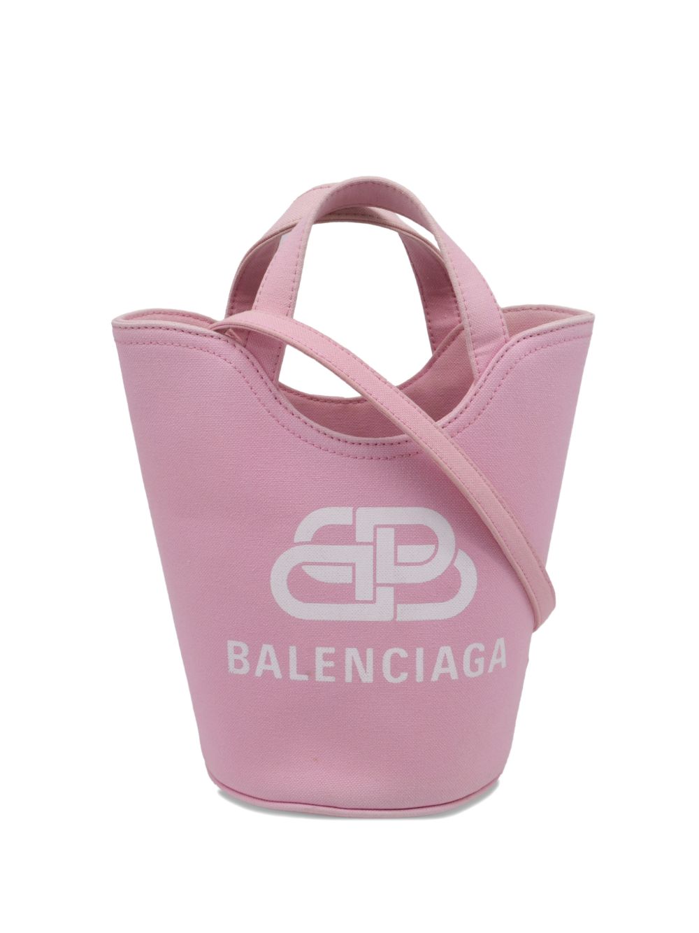 small Wave canvas bucket bag