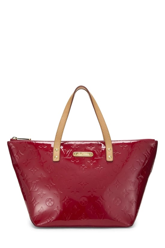 Cerise Monogram Vernis Bellevue PM