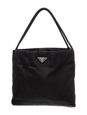 Tessuto Nylon Top Handle Bag