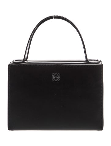 Leather Top Handle Bag Vintage