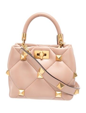 Rockstud Top Handle Bag