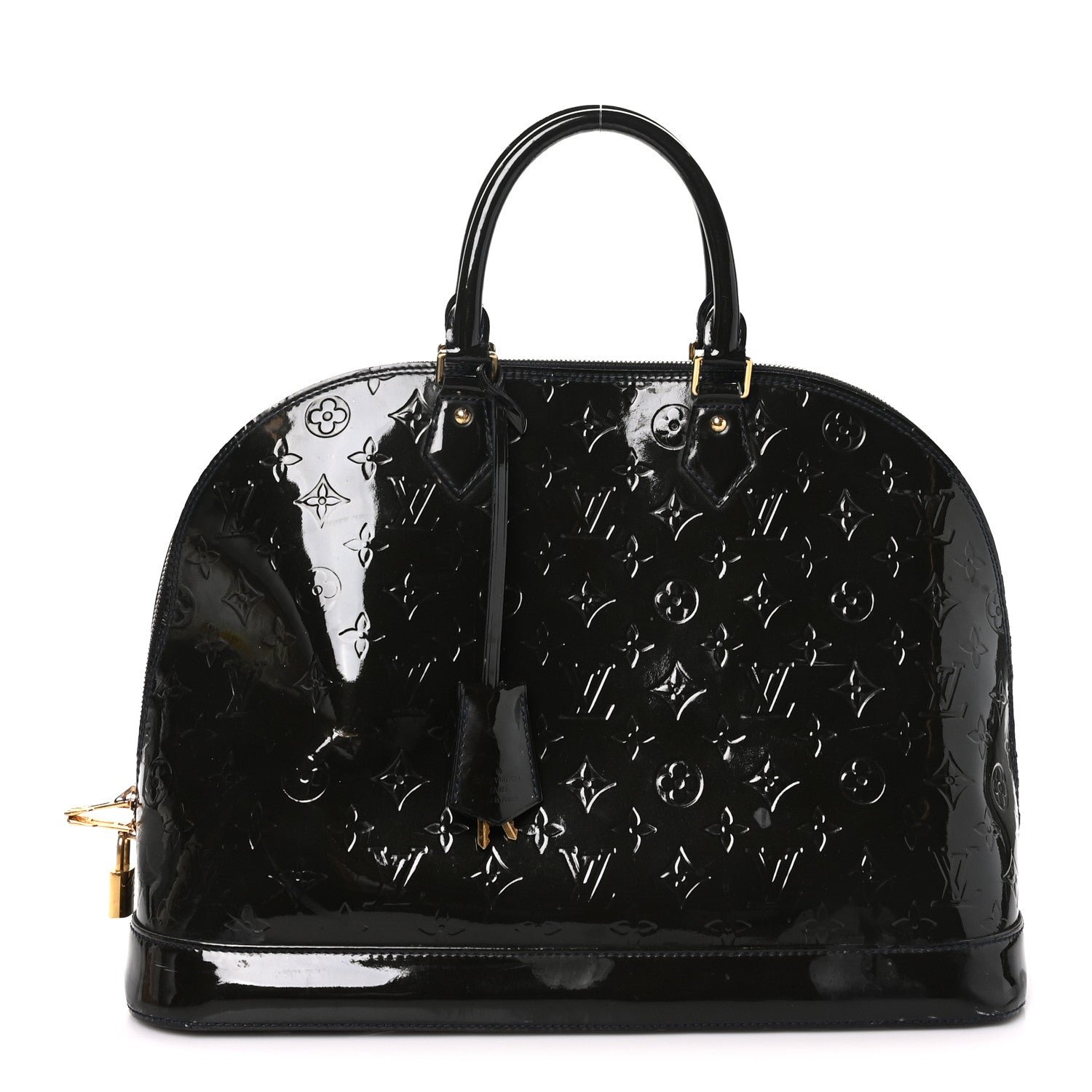 Louis Vuitton Vernis Alma GM Blue Infini