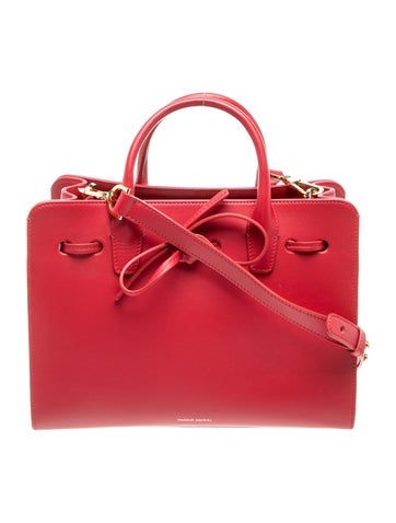 Mansur Gavriel Leather Top Handle Bag