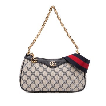 Small GG Supreme Web Ophidia Satchel
