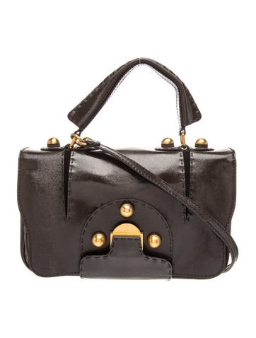 Leather Top Handle Bag