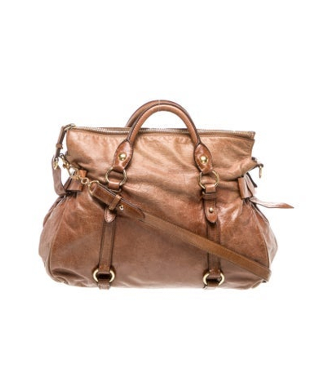 Miu Miu Miu Leather Shoulder Bag