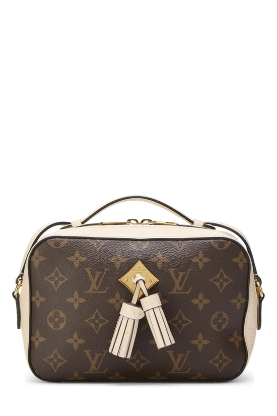 White Monogram Canvas Saintonge