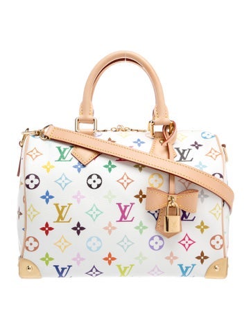 Multicolore Monogram Speedy 25