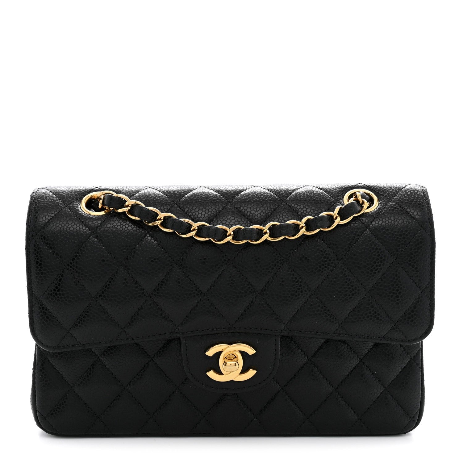 Chanel Caviar Quilted Small Double Flap Black