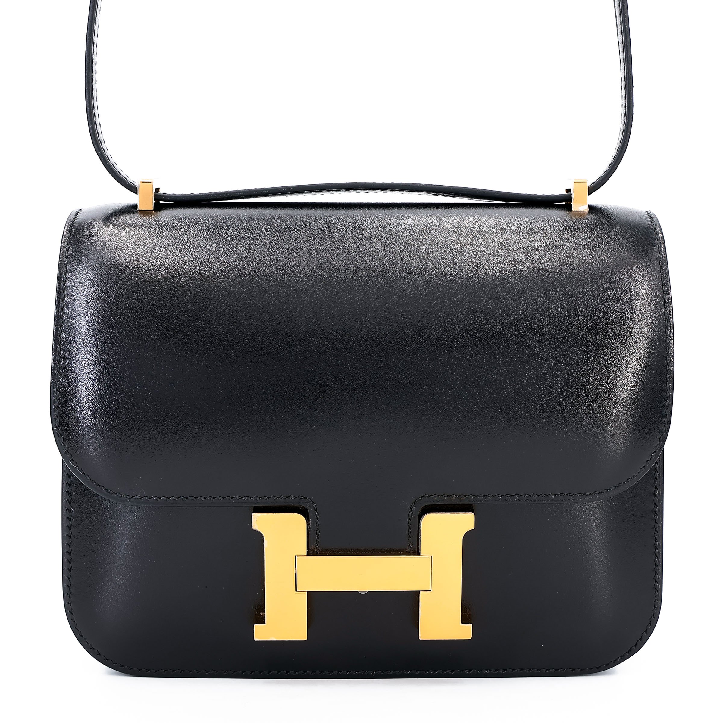 Hermes Brand New ( Rank N )  HERMÈS  Constance Mini Noir (89) Box-calf Gold hardware K (2025)