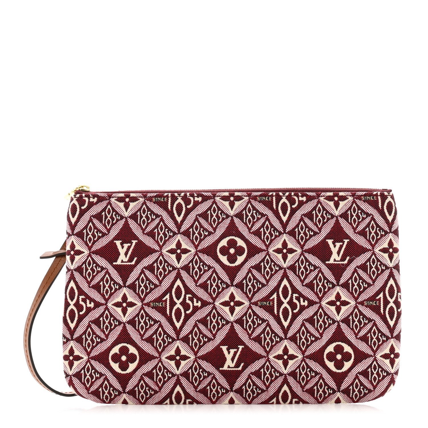 Louis Vuitton Jacquard Since 1854 Neverfull MM GM Pochette Bordeaux