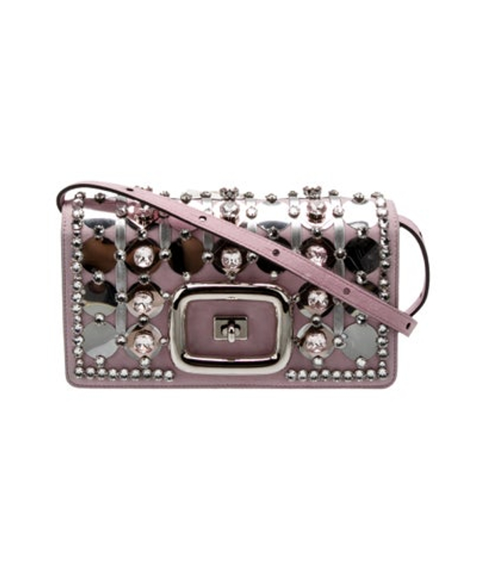 Roger Vivier Vivier Suede Crossbody Bag