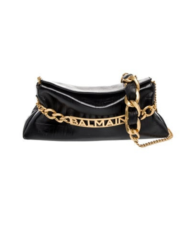 Balmain Leather Shoulder Bag 2025