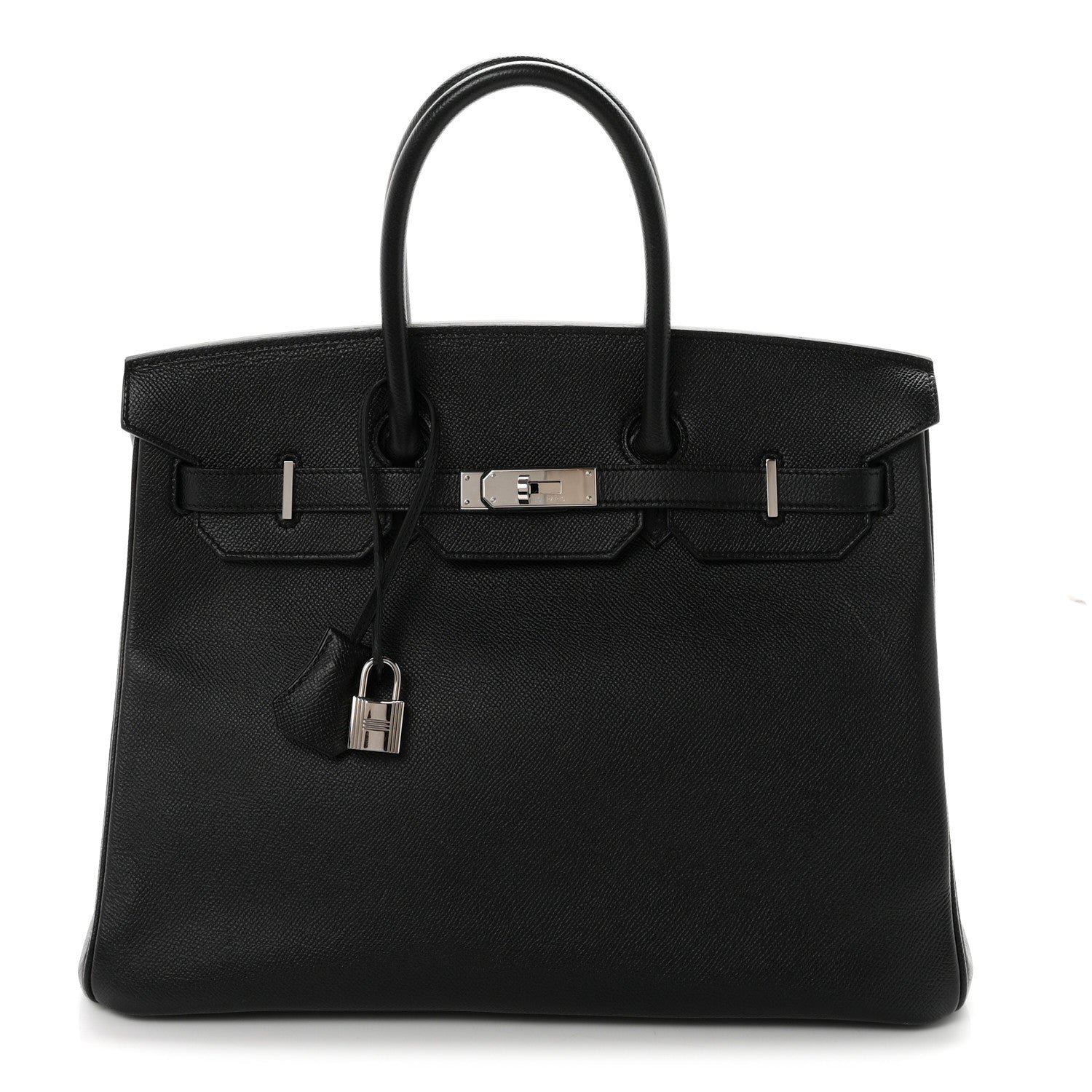 Epsom Birkin 35 Black