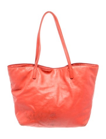 Leather Anagram Tote Bag