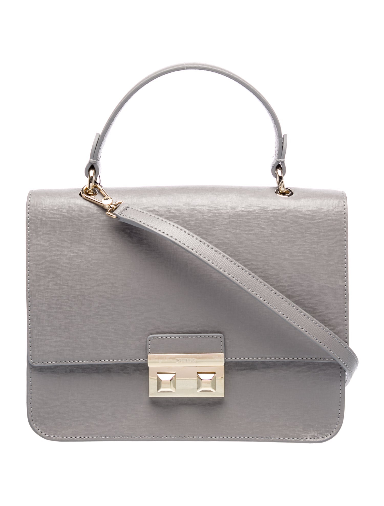 Leather Top Handle Bag w/ Tags