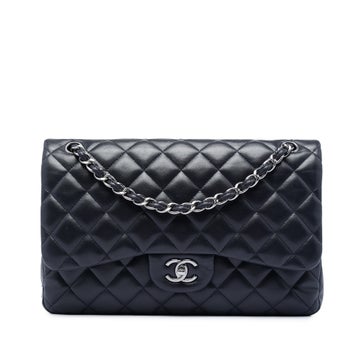 Jumbo Classic Lambskin Double Flap