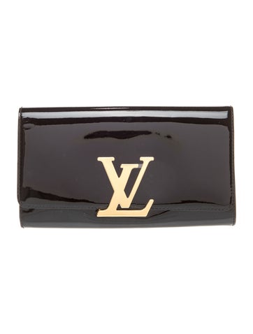 Vernis Patent Leather Louise Clutch