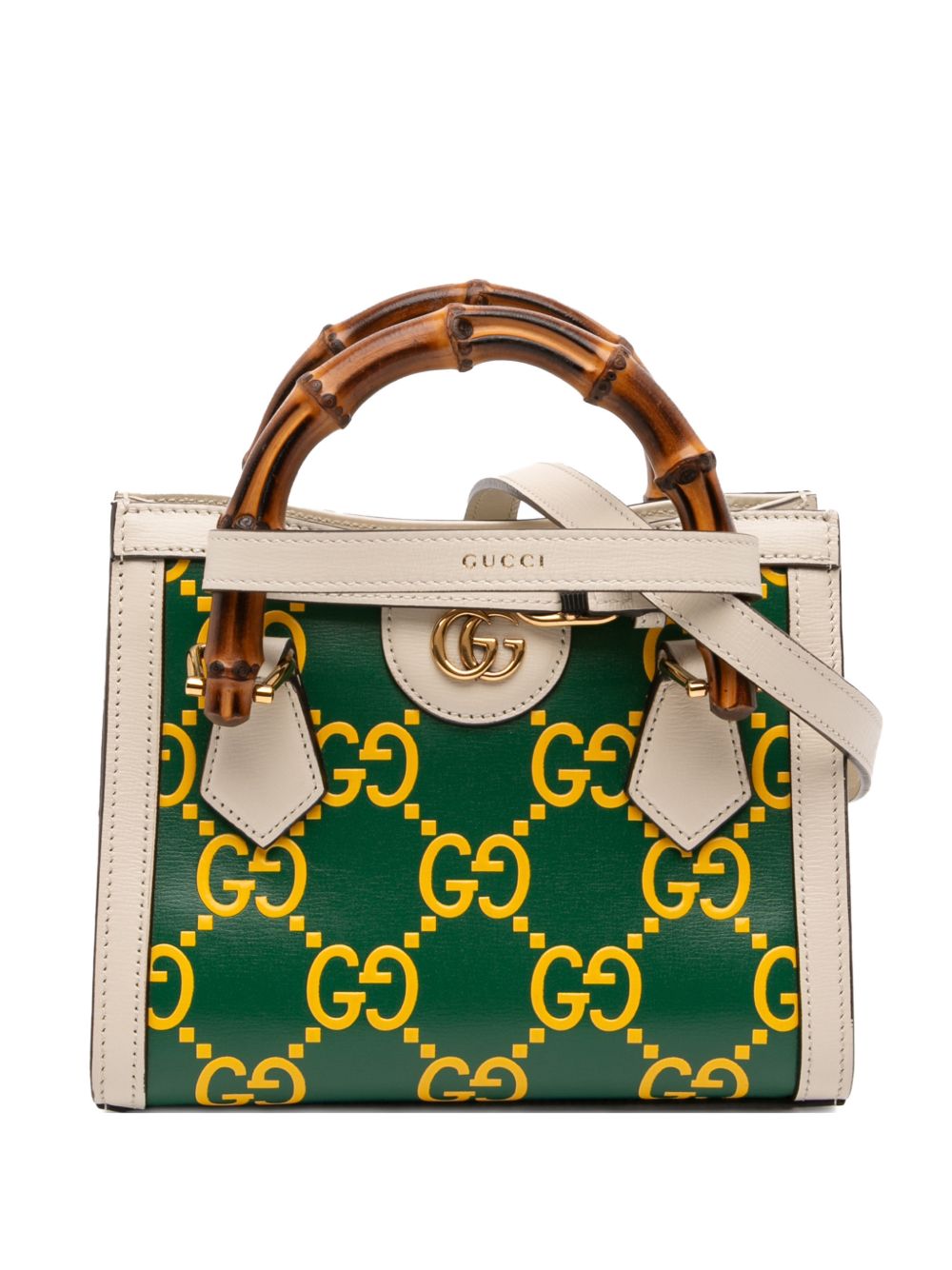 2016-2025 Mini Leather Bamboo GG Diana satchel