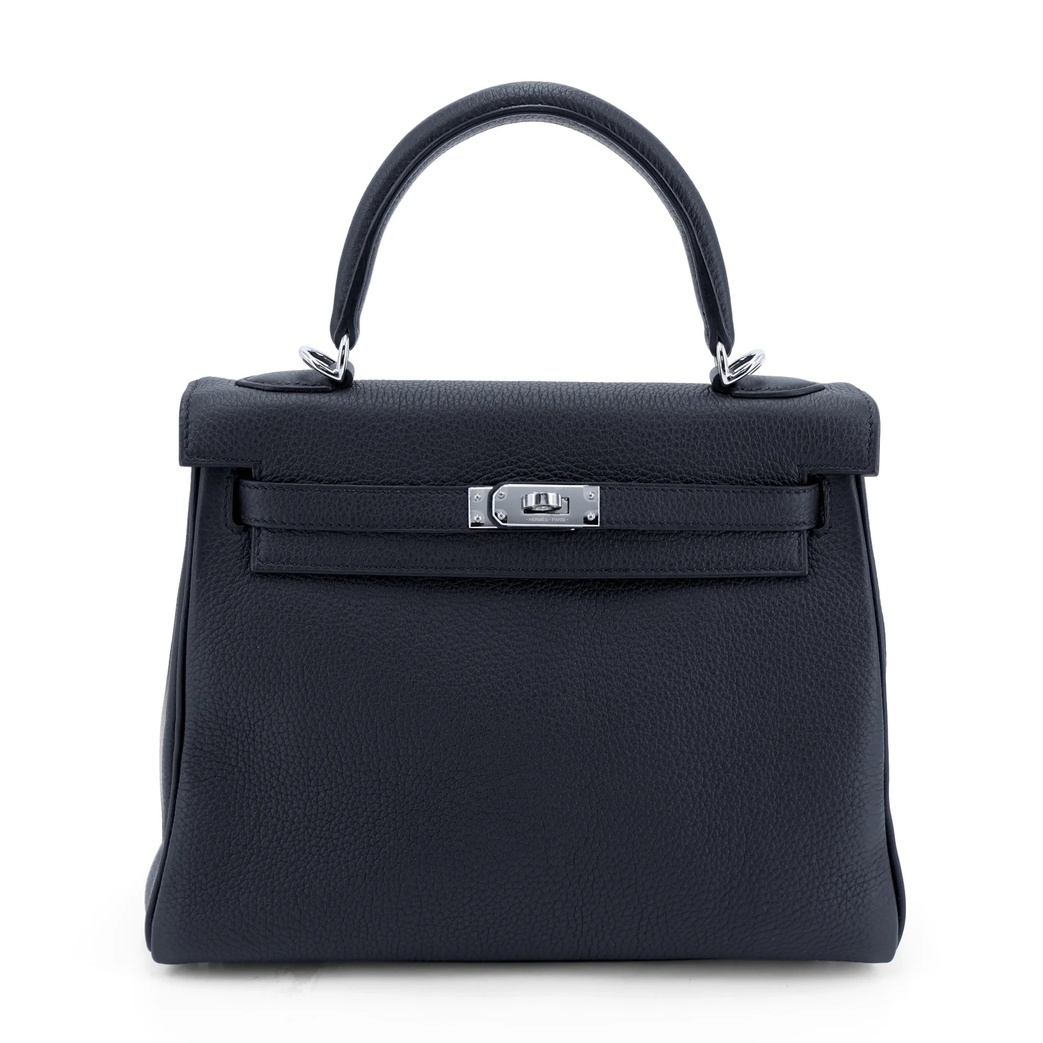 Hermes Unused ( Rank NS ) HERMÈS Kelly 25 Noir (89) Togo Palladium hardware W (2024)